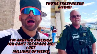 A$$ELMO BACK ON YT & GOES HEAD 2 HEAD WITH AN OFFICER WHO AIN'T PLAYING HIS GAME & GETS TRESPASSED