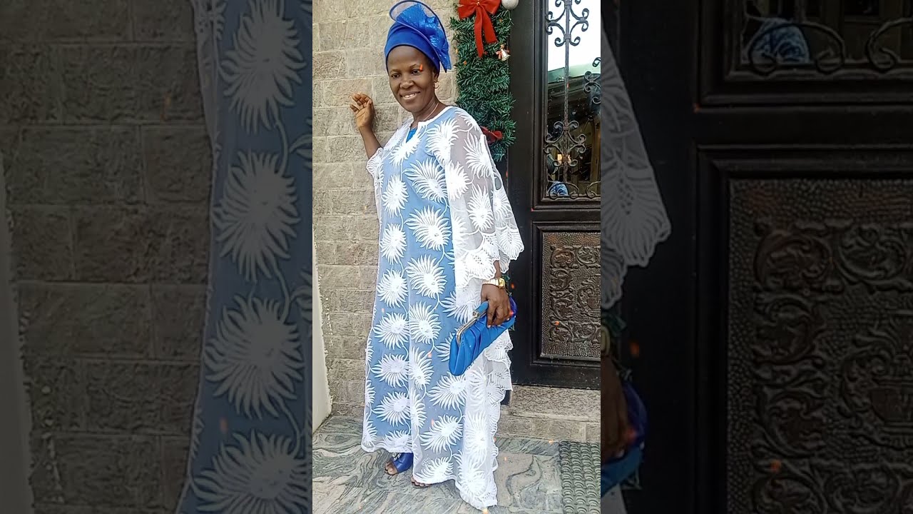 African Lace Kaftan Style #youtube #youtubeshorts #african #africandresses #kaftan