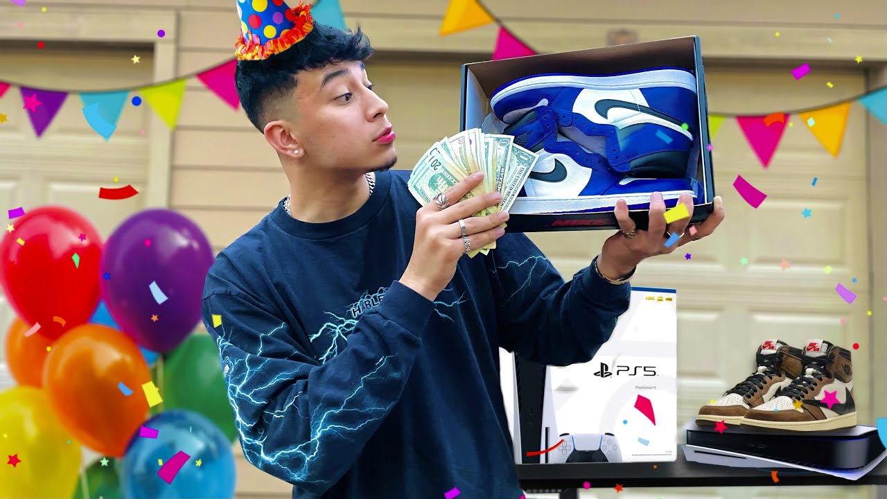 GIVING PEOPLE EXPENSIVE GIFTS FOR MY BIRTHDAY!!!