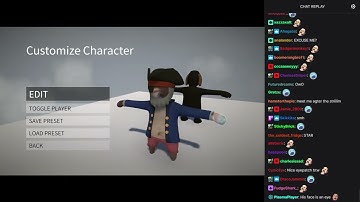Old Jerma Streams [with Chat] - Human: Fall Flat [with Ster and Etalyx]
