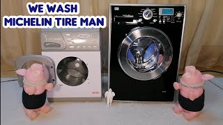 🐷 We wash Michelin Tire Man by Happy Pigs