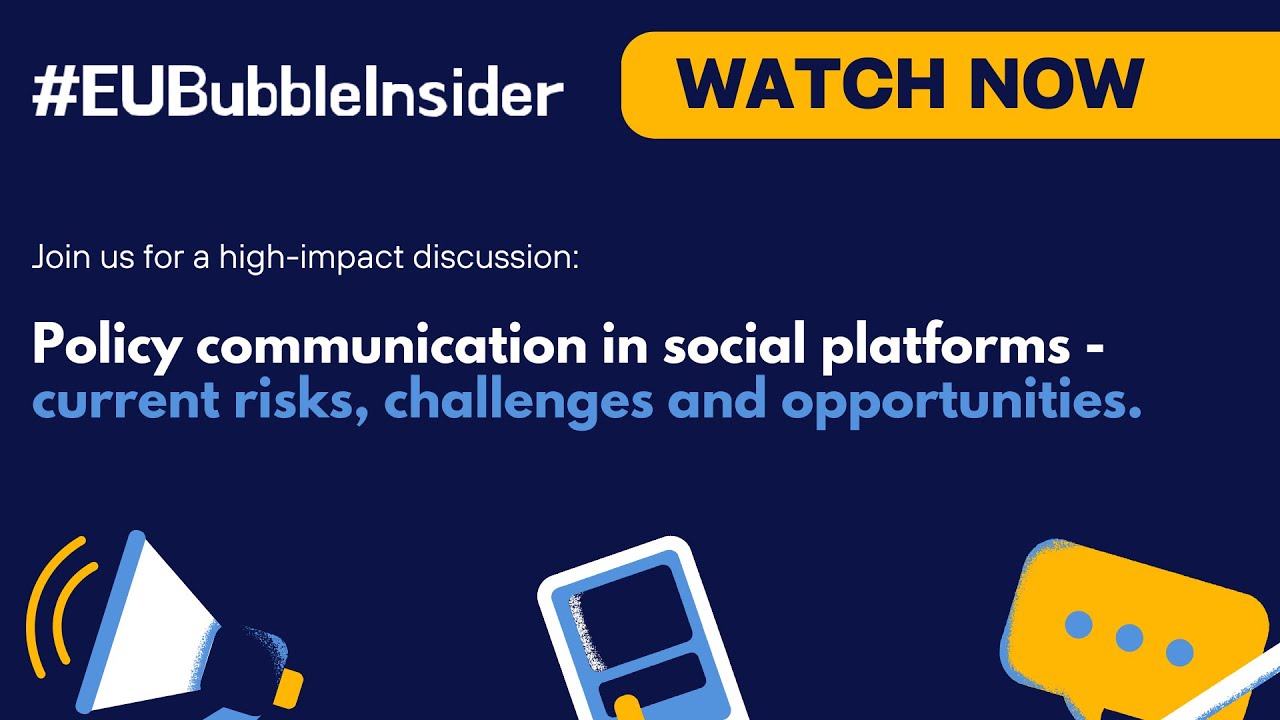 LIVE WEBINAR: Policy communication in social platforms