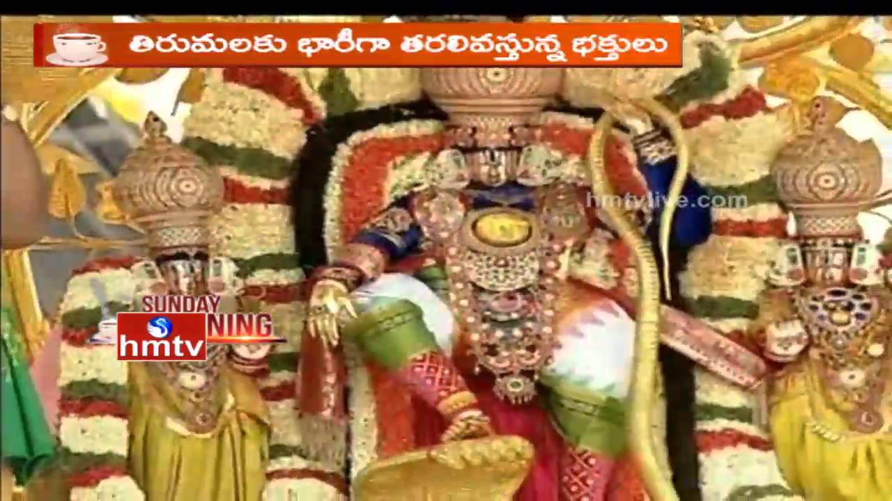 Garuda Vahana Seva In Tirumala Tirupati Watch Highlights HMTV YouTube