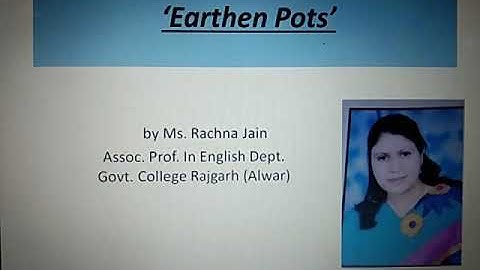 Video lecture Part-2 on theme of poem 