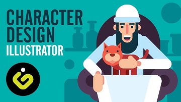 Character Design, Flat Design Tutorial in Illustrator