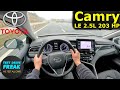 2020 Toyota Camry LE 2 5L 203 HP TOPSPEED Autobahn POV German Autobahn Drive With No Speed Limit 