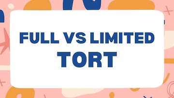 What is tort on your auto insurance policy?
