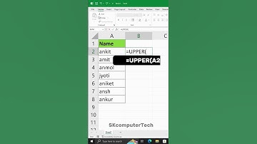 How To Change Uppercase Letter To Lowercase In Excel | Upper Function In Excel Tips and Tricks