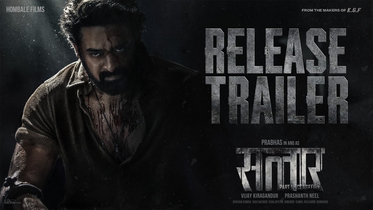 Salaar Release Trailer - Hindi | Prabhas | Prashanth Neel | Prithviraj | Shruthi | Hombale Films