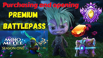 Season one Premium Battlepass purchasing | mojo melee | planet mojo