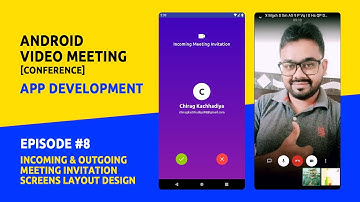 Android Video Meeting App Development | Episode #8 | Incoming & Outgoing Invitation Screens Design