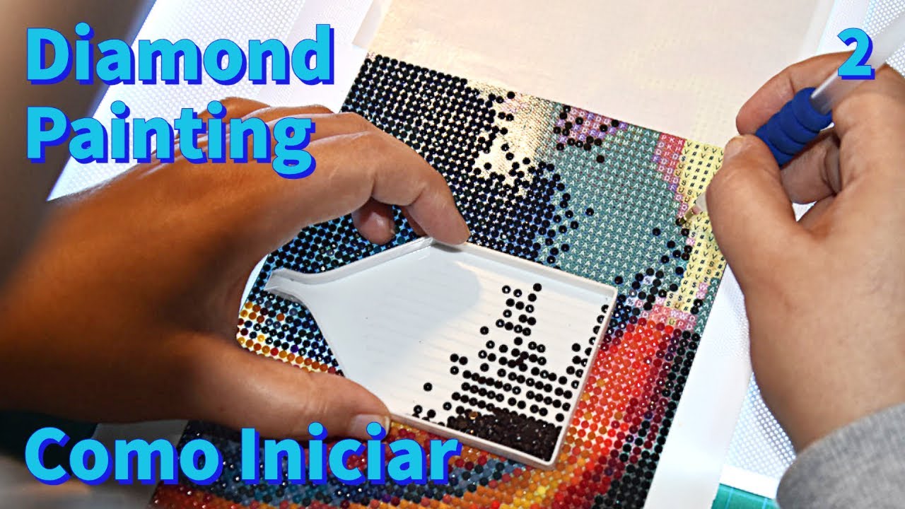 Como Começar no DIAMOND PAINTING Pintura com Diamantes Preparação Tutorial  Dicas #2 