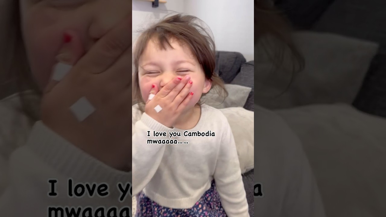 Hello, how are you? In Khmer language! So cute! 