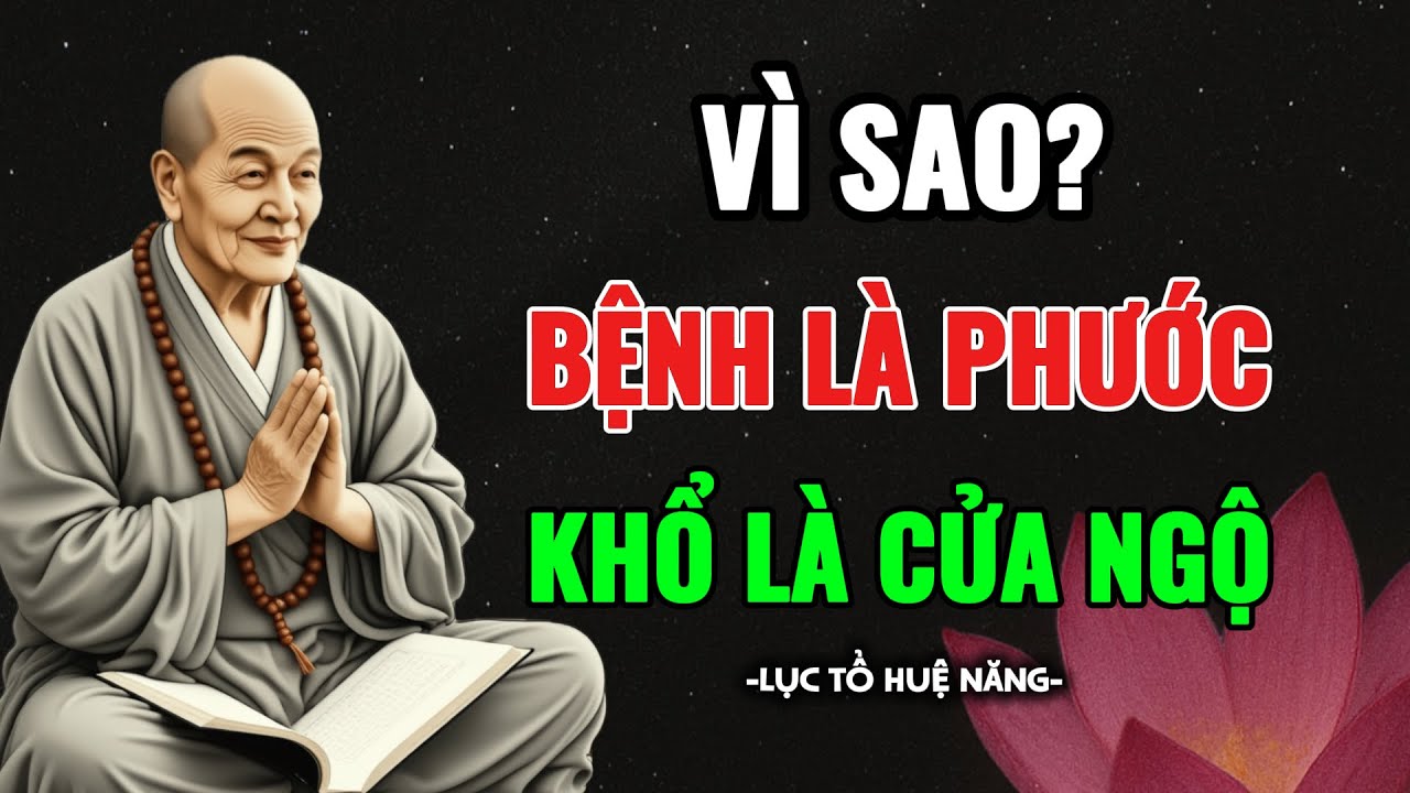 Lục Tổ Huệ Năng: Đừng Trốn Khổ – Bệnh Không Phải Nghiệp Mới – Mà Là Cơ Hội Ngộ Đạo Đời Này.