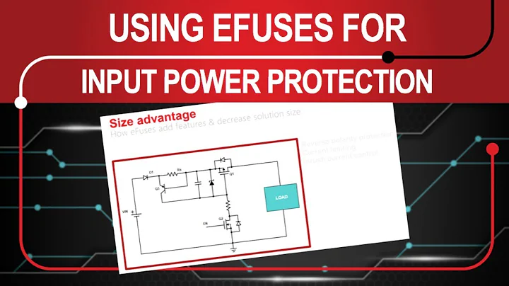 Using eFuses for overvoltage and inrush current protection