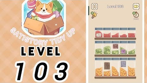 Satistory Tidy Up Level 103 Solution Walkthrough