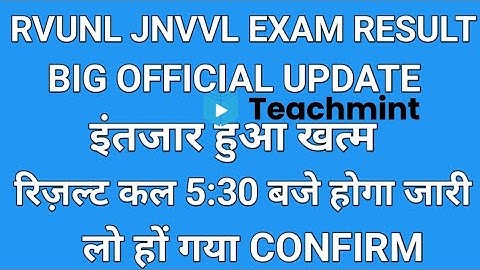 Rvunl junior accountant result 2021|jvvnl junior accountant result date 2021|rvunl,jvvnl/TEACHMINT