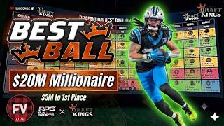 NFL DraftKings Best Ball (3M To 1st) | Live Draft: With Neil Orfield