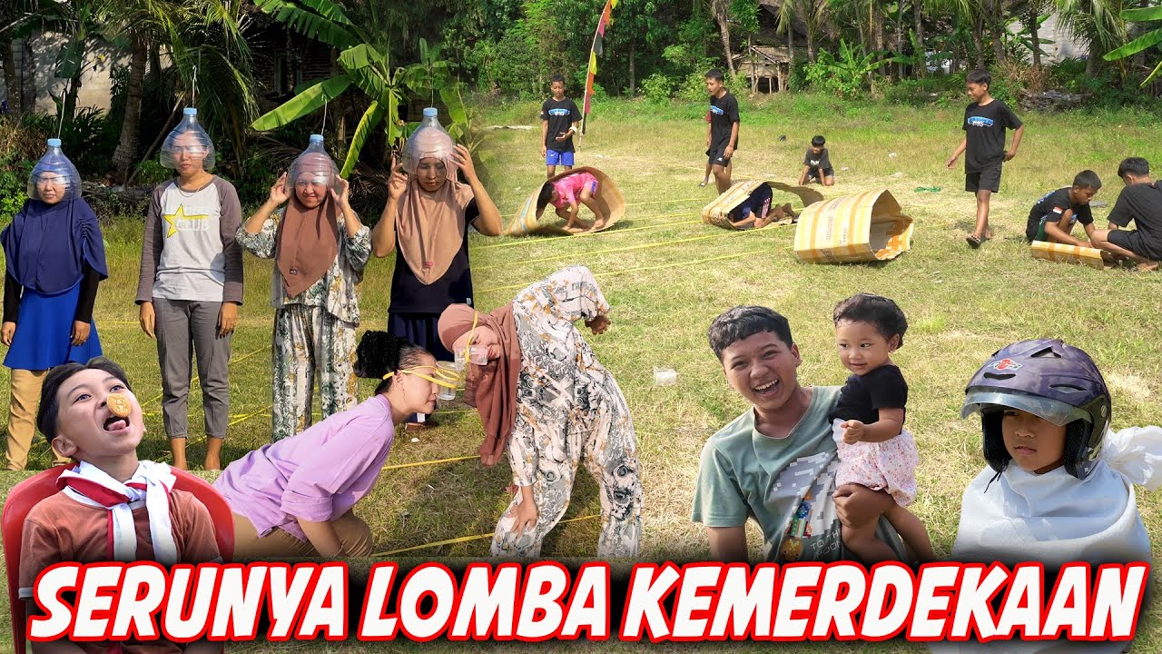 DIMAS, BUNDA DAN DITDIM TEAM IKUT LOMBA!! SERUNYA LOMBA KEMERDEKAAN ...