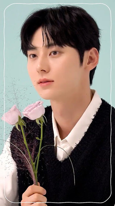 HWANG MIN HYUN🌹ROSE DAY CONCEPT PHOTO SHOOT BEHIND 📹#Shorts