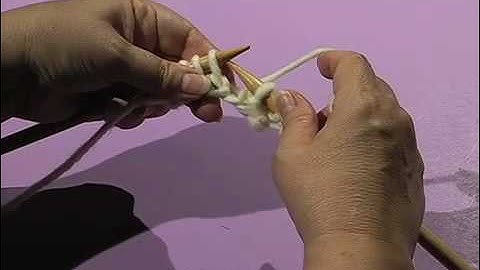 Verena Knitting Instructions: Knit Basics #12- SLIP 1 PURLWISE WITH YARN IN BACK