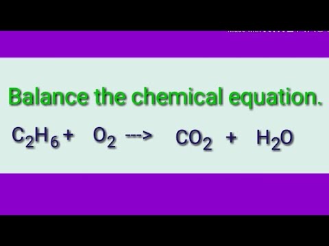 h2o co2 o2 balance equation chemical