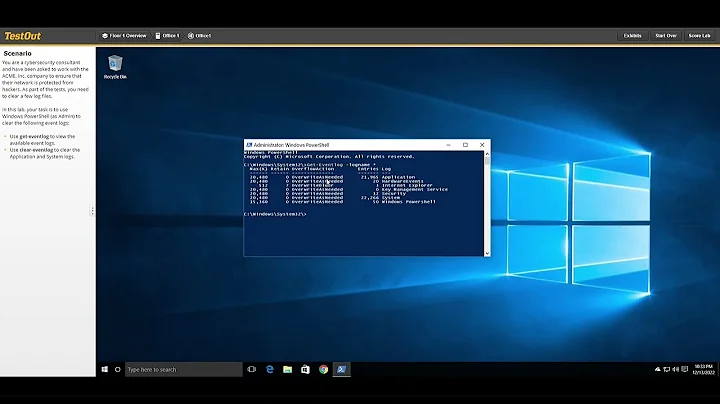 8.4.5 Clear Windows Log Files on Server 2016