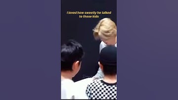 Jimin giving autograph to his cute dance partners of "SGMB" MV💫💕