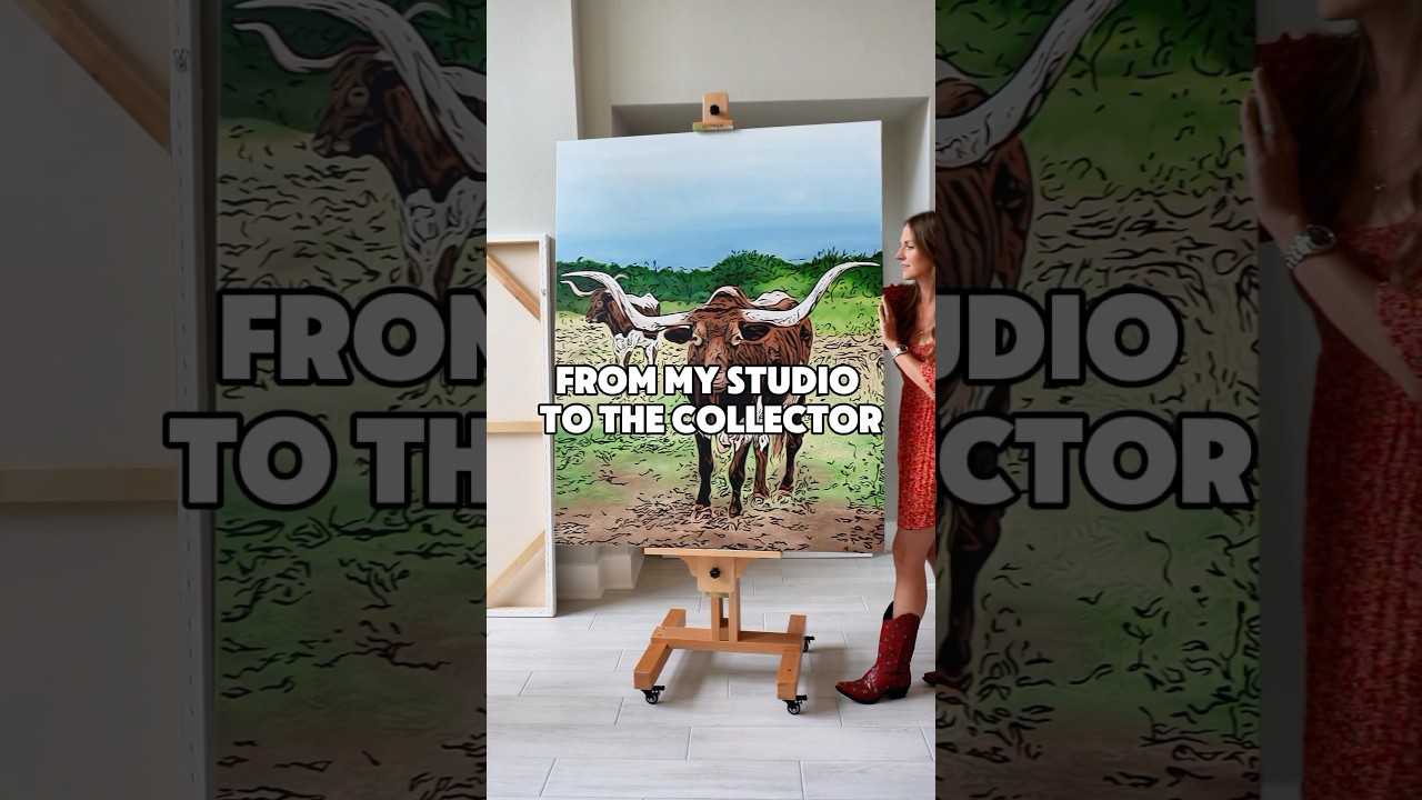 REVEALING MY ART. FROM MY STUDIO TO THE COLLECTORS HOME 