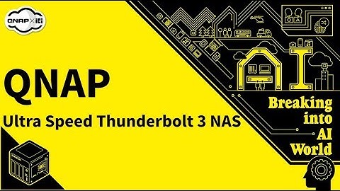 QNAP Ultra Speed Thunderbolt 3 Nas  | 【2018 Computex】