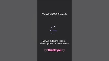 Loading Spinner animation effect #reactjs #tailwindcss #shortvideo #shorts #short #coding #animation
