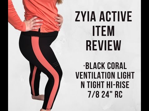 ZYIA Active Review: Black Coral Ventilation Light n Tight Hi-Rise