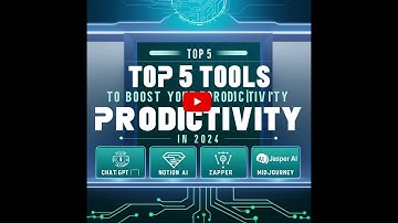 Top 5 AI Tools to Boost Your Productivity in 2024