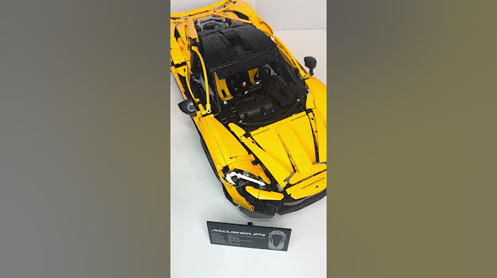Motorized McLaren P1, LEGO Technic #42172 scale 1:8 Best Lego Technic Builds