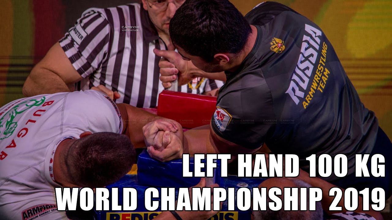 SENIOR MEN 100 KG LEFT HAND FULL CLASS World Armwrestling Championship 2019