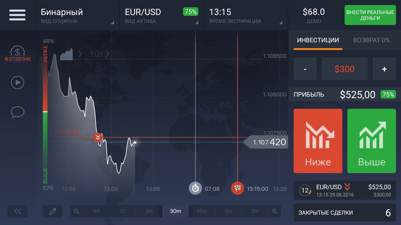 binary options or forex trading