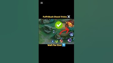 Buff+Bush Check Tricks Mobile legends #ml2b #tutorial #shorts #mlbb