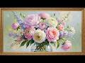 Flower Bouquet 🌸 Floral Art for TV Screensaver | Stress Relief & Peaceful Ambience 4K | 7 Hours
