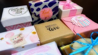 DIY Soap Packaging Ideas - different styles and materials