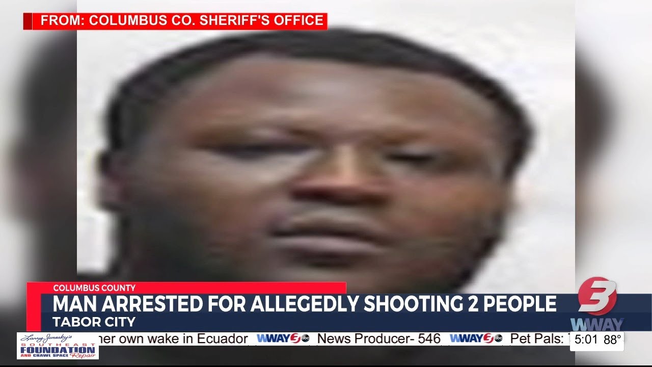 Tabor City man arrested on weapons charges YouTube