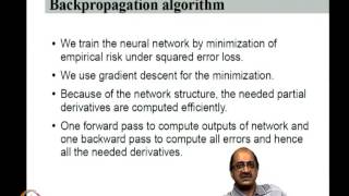 Mod-08 Lec-27 Backpropagation Algorithm; Representational abilities of feedforward networks