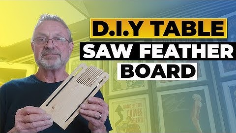 Feather Board Tutorial | DIY Table Saw Feather Board