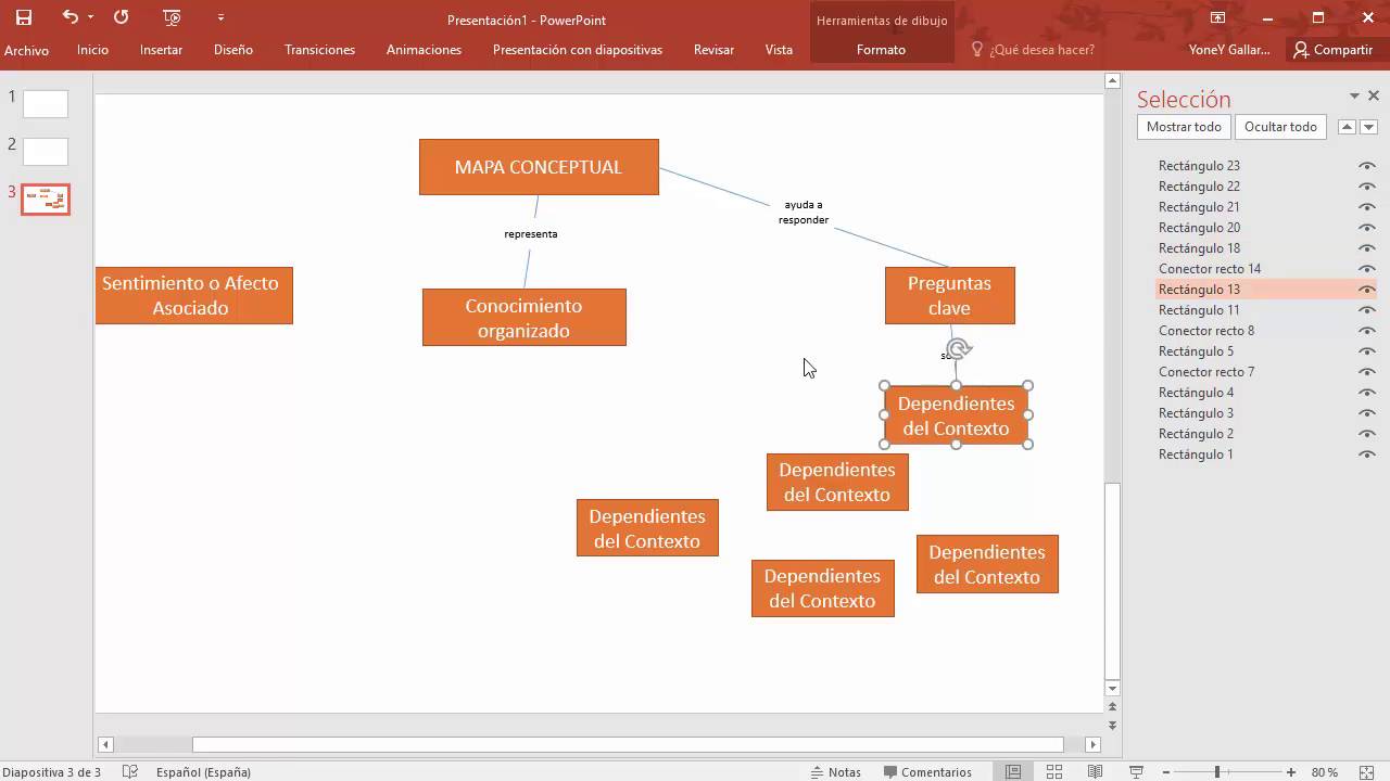 Cómo Hacer Un Mapa Conceptual En Powerpoint 2016 Youtube