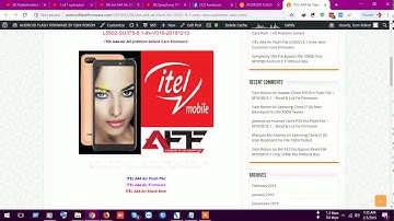 iTEL A44 Air Flash File (L5502) 8.1 Oreo New Customer Care Firmware