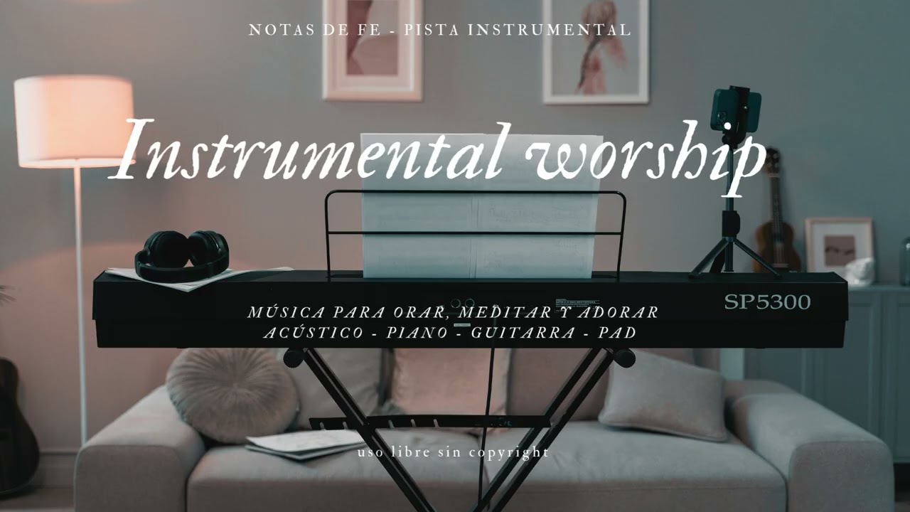 pista instrumental worship para componer - Everything to christ