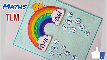 Even And Odd Number TLM| Maths TLM Easy| Maths Project| Even & Odd Number Maths Project| Maths TLM