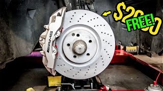 i got $2000 amg brakes for free! (and so can you!) - project sl55 amg pt 2