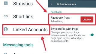 WhatsApp Business Account Number Link Facebook Page || Linked Account Option | No Synd Pages