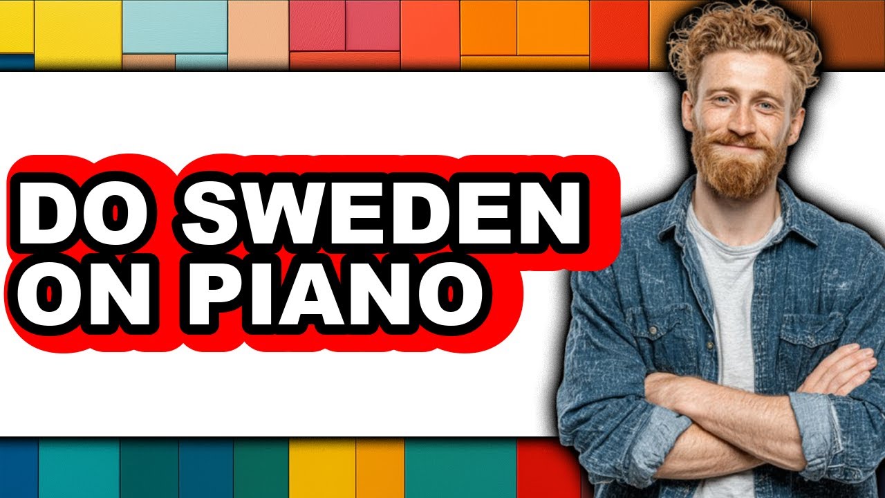 How To Do Sweden On Piano - Step By Step