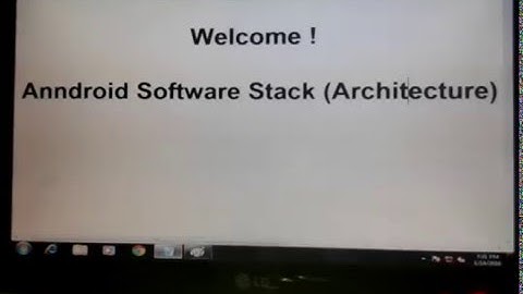 Android Software Stack (Android Architecture)